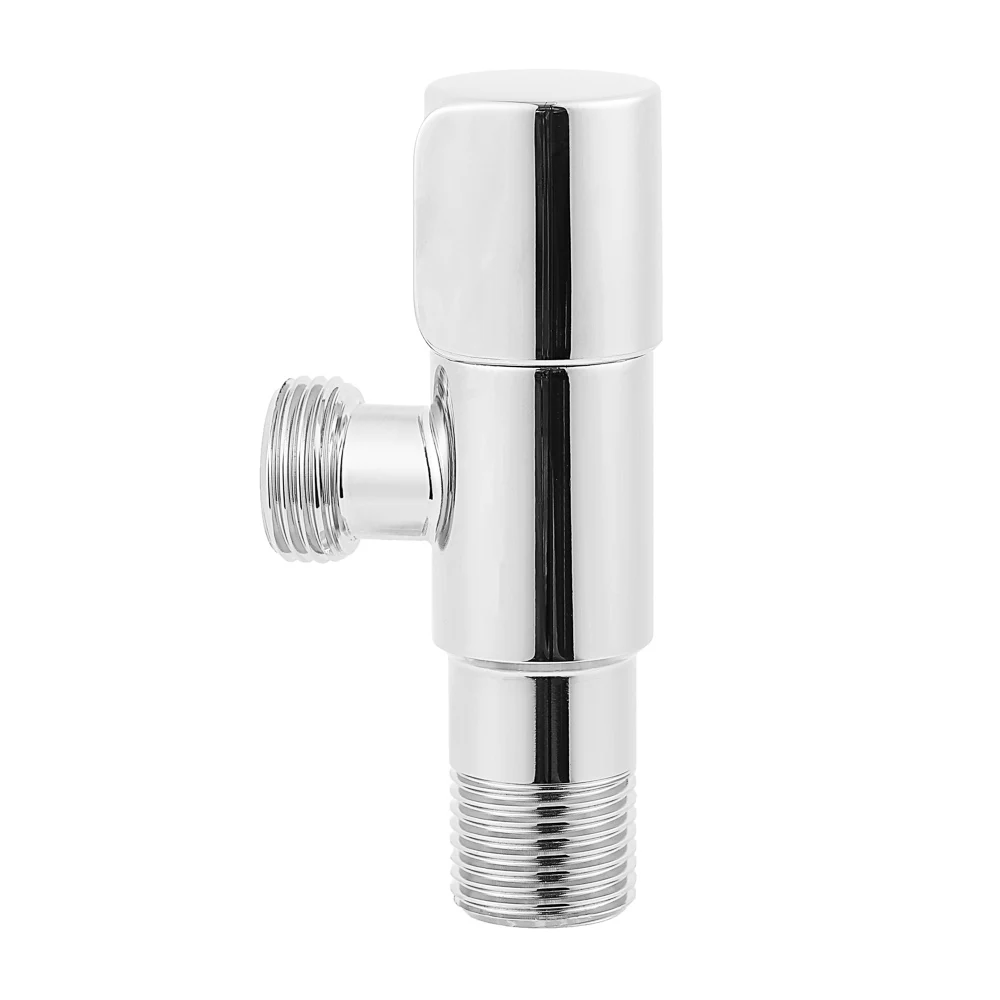Wall Mounted Toilet Water Stop Equal Bathroom Washing Machine Angle Valve 2 Way