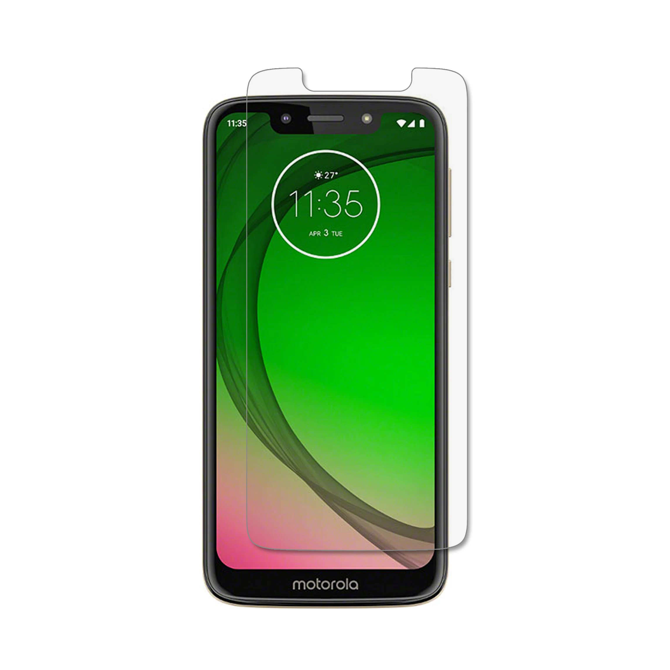 2.5D изогнутая Защитная пленка для мобильного экрана прозрачная защитная Motorola Moto G7 Play