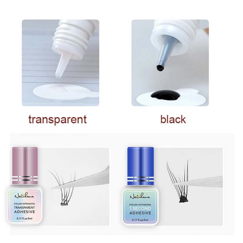 Best Transparent black eye adhesive 0.5s 1s 2s 3s korea eyelash glue eyelashes and glue eyelash adhesive