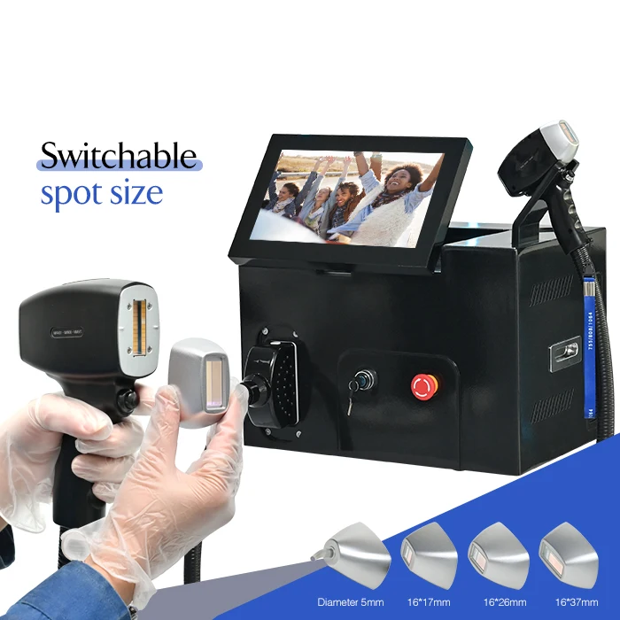 Portable Moonlight  box 2024 Newest  painless  machine 808nm 3 WAVES diode laser for hair removal