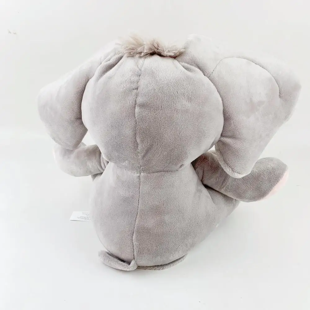 2022 play with me stuffed animal big ear grey elephant moving ears electric elephant plush