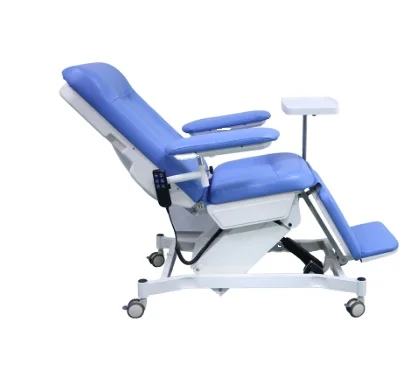 EU-MC802 Hospital 3 motors chemotherapy chairs Medical Infusion Electric Dental Chair Blood Collection Chair