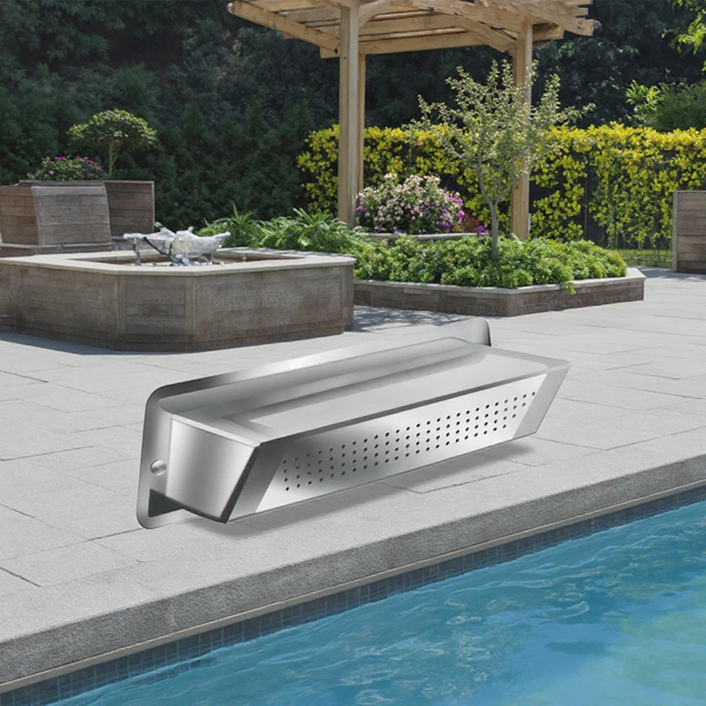 Factory Direct Sale Swimming Pool Led Water Fall for Decoration Cascada Piscina