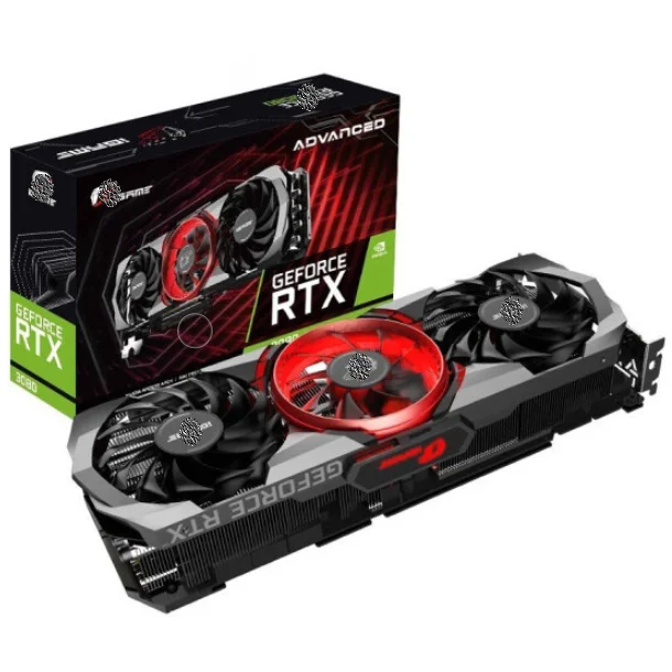 Игровая видеокарта GeForce RTX 10 Гб LHR 24 ГБ GDDR6X Gigabyte RTX 3060 Ti 3070 3090 3080 Advanced OC Series