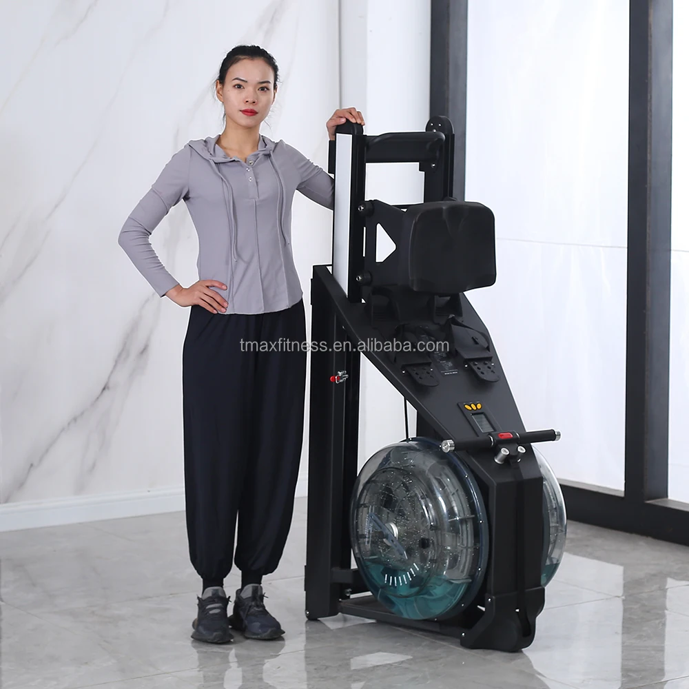 TX614 Folding Double Tank Water Resistance Rower Machine Water Rowing machine  sports equipment gym exercise equipment water row