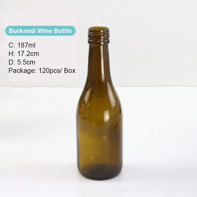 Wholesale Custom Empty Liquor Glass Whiskey Wine Bottle 500Ml Glass Bottle For Wine Vodka Brandy Whiskey