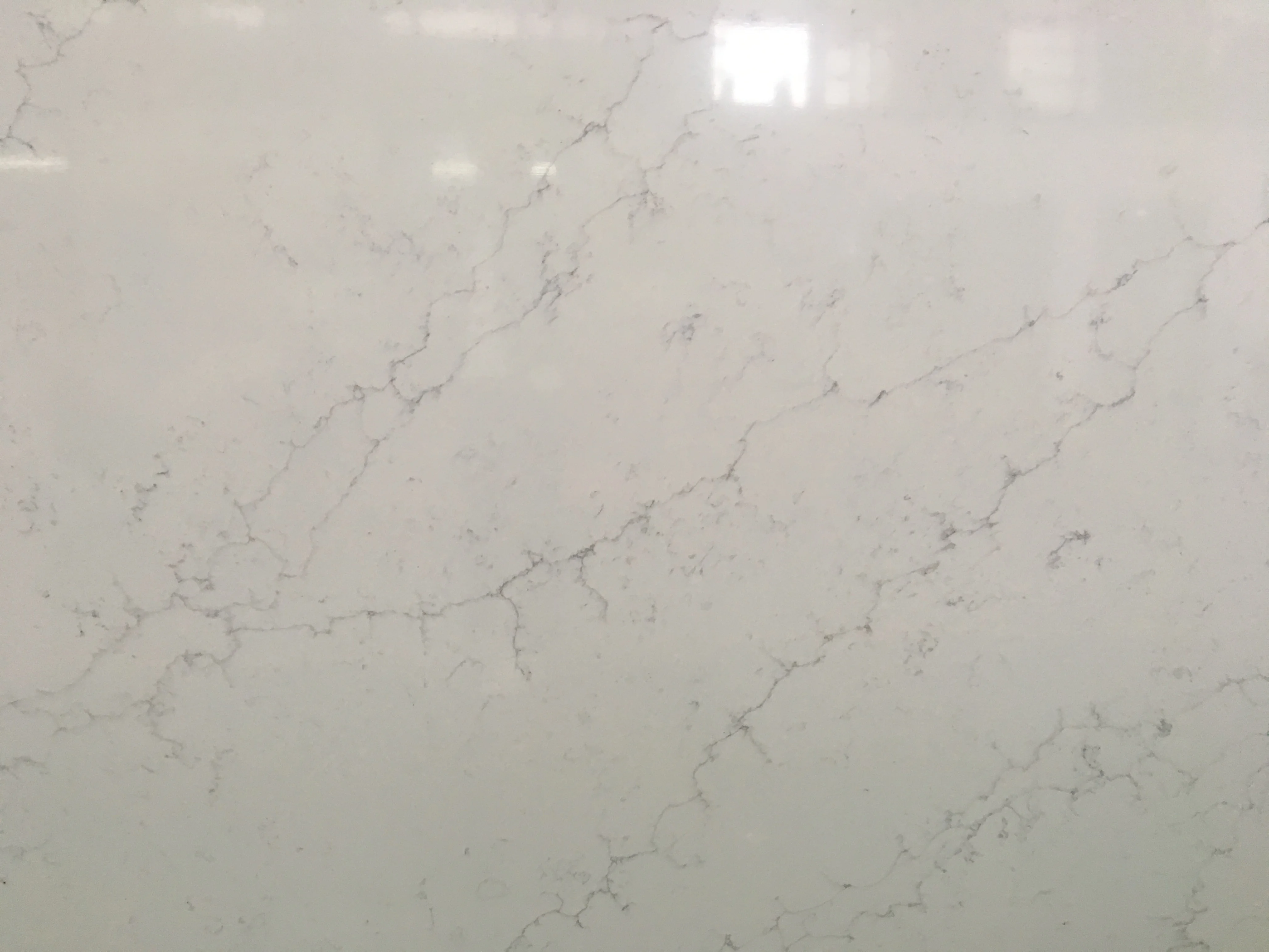 Factory Price Artificial Granite Quartz Stone Countertops Table Tops Kitchen Island Calacata White Customized One-stop Solution