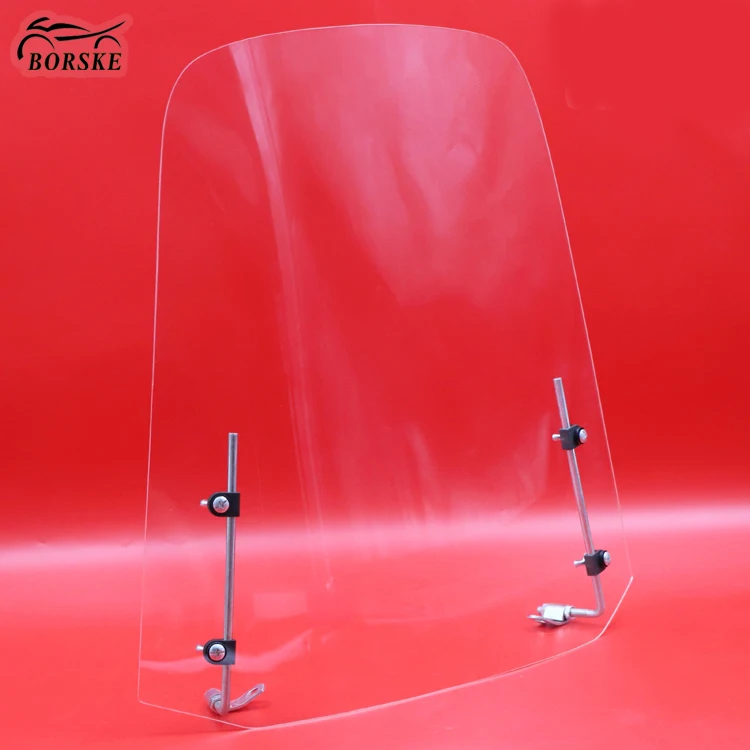 Chinese factory wholesale motorcycle windshield moto windscreen for kawasaki Honda Ducati