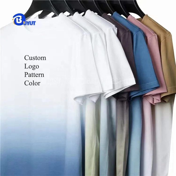 Mixed colors printed T Shirt with tie print Men sublimation Casual  Plain shirt and tie color combinations unisex t shirts