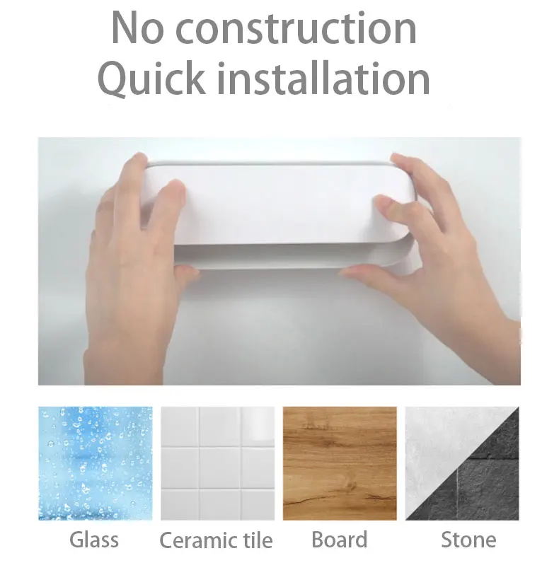 New Design Hot Sale Wall Mounted Intelligent Toothbrush Holder Sterilizer with 3000mAh Rechargeable Battery