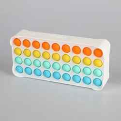 Оптовая продажа цена поп-пузырь силиконовый пенал, встроенный в транспортное средство пенал сумка сенсорные тарелочки беспокойная игрушка