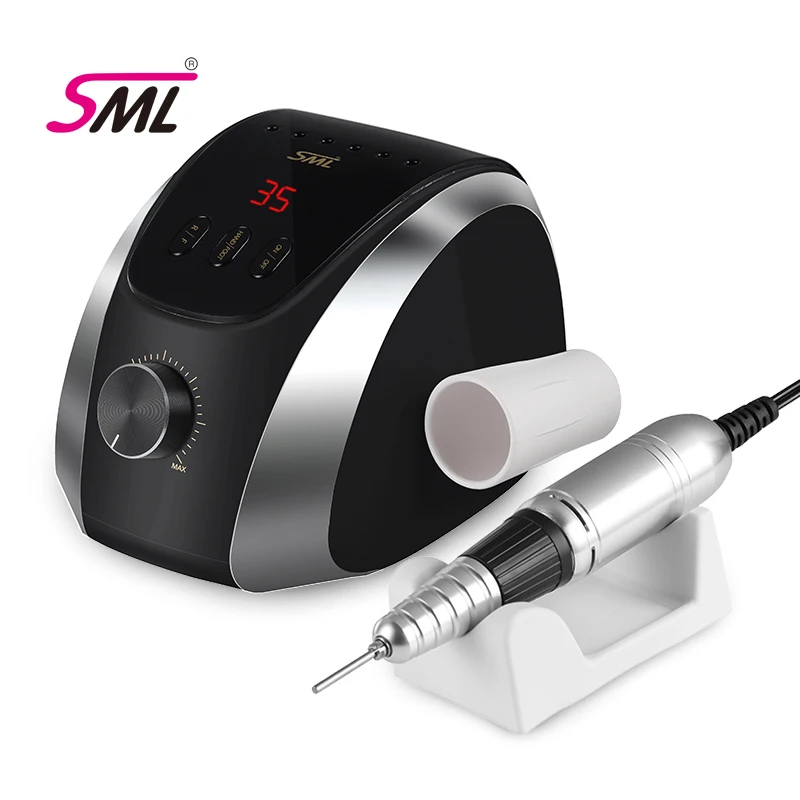 SML Real 65Watts 35000rpm high speed nail drill electric polisher nail drill machine for manicure pedicure