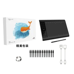 Graphic display tablets drawing pad with digital pen with express keys for computer graphic design android