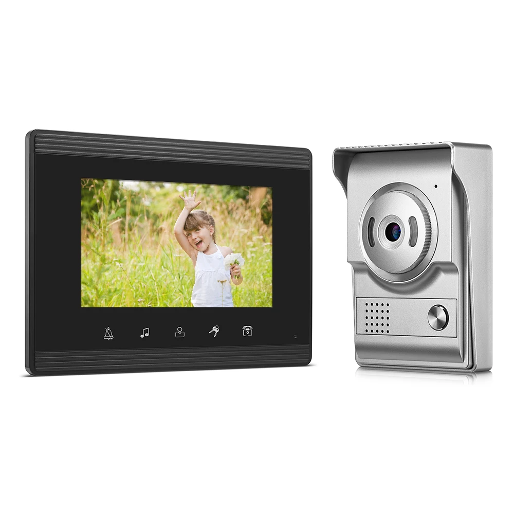 L+-V70W  factory direct good quality smart doorbell with waterproof camera video door phone system intercom doorbell