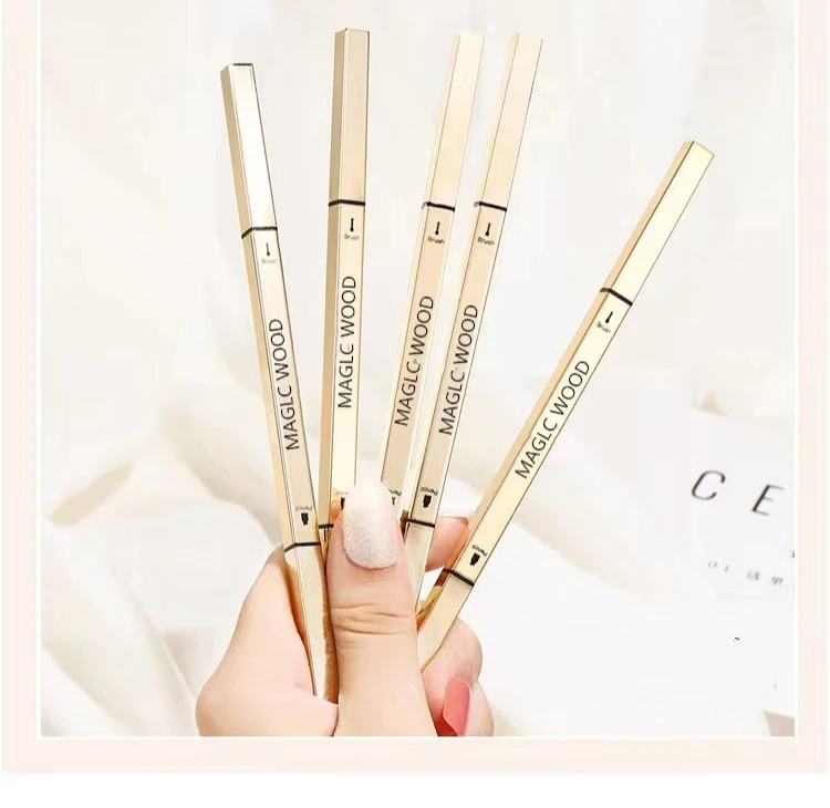 Double Head Eyebrow Pencil Long Lasting Waterproof 5 Colors Eye Brow Pen Tint Mascara Enhance Cosmetics Beauty Women Makeup