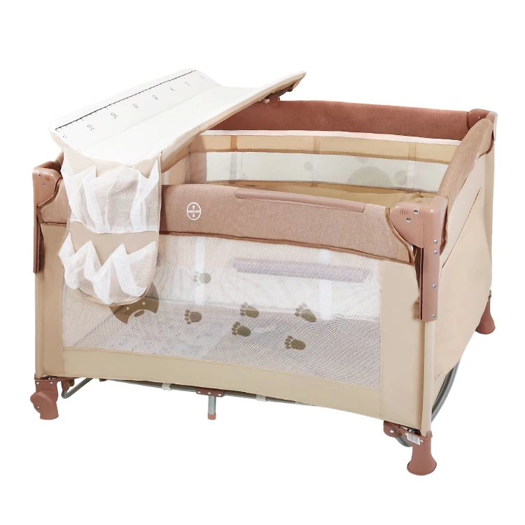 Foladable Travel 4 In 1 Baby Basinet Cradle Cot Crib Sleeping Bed Diaper Table
