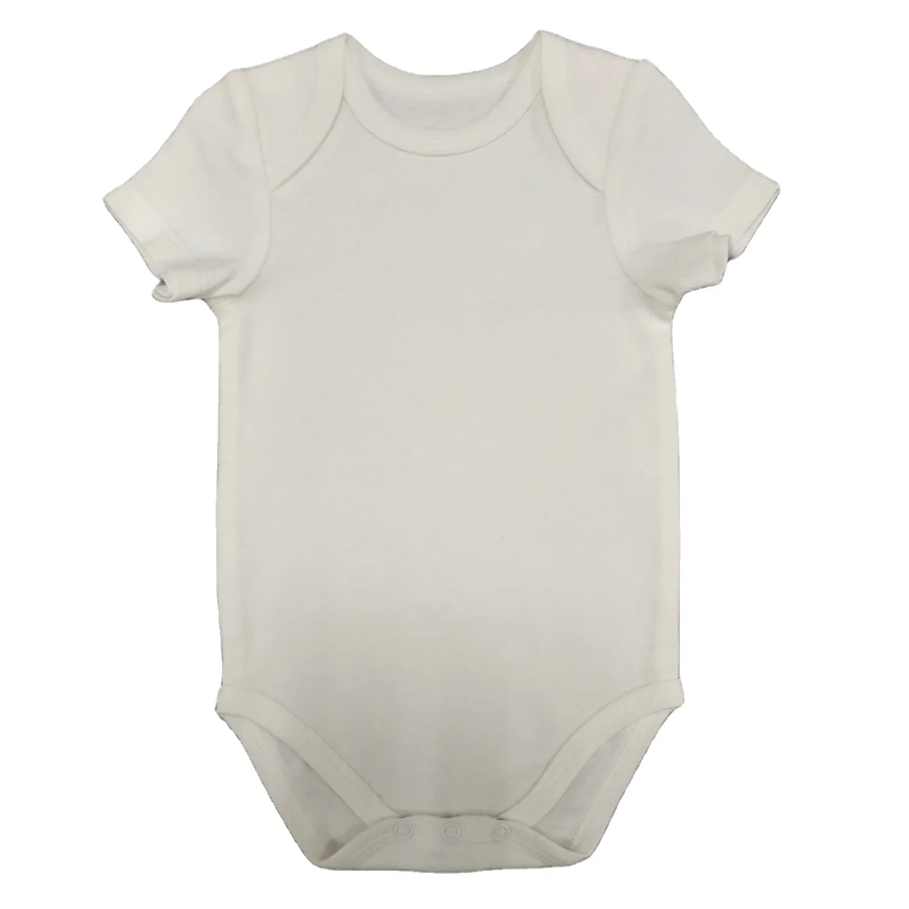 
100% Organic Cotton plain newborn Baby Unisex Rompers long sleeve jumpsuit super soft for baby 