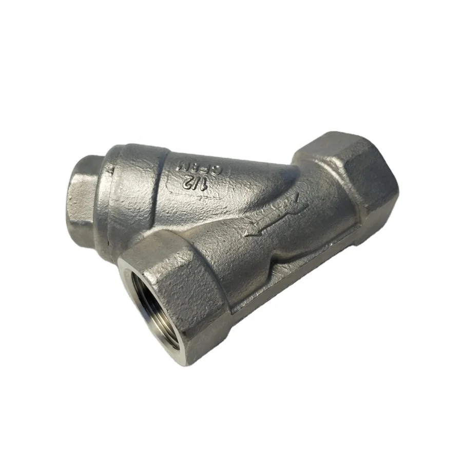 Обратный клапан из нержавеющей стали SS304 SS316 Y-типа NPT или BSP CF8 CF8M