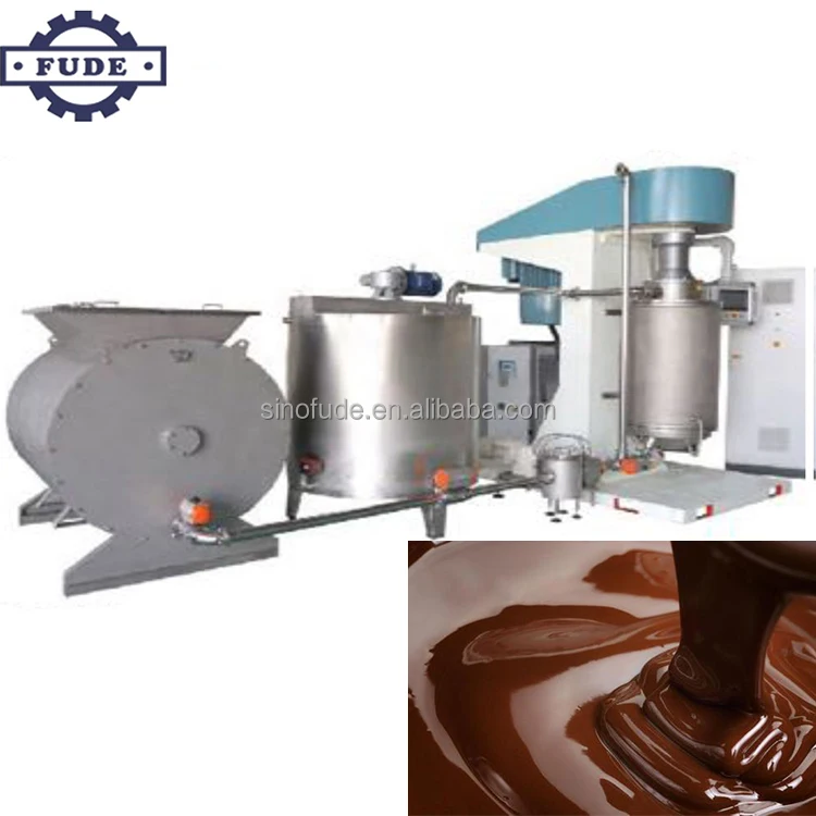 automatic chocolate ball mill production line / chocolate making machine