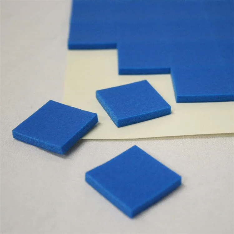 Blue Rubber Adhesive Glass Protection Cork Separator Pads for Glass Protecting  Glass Transit Low Tack Protection Pads