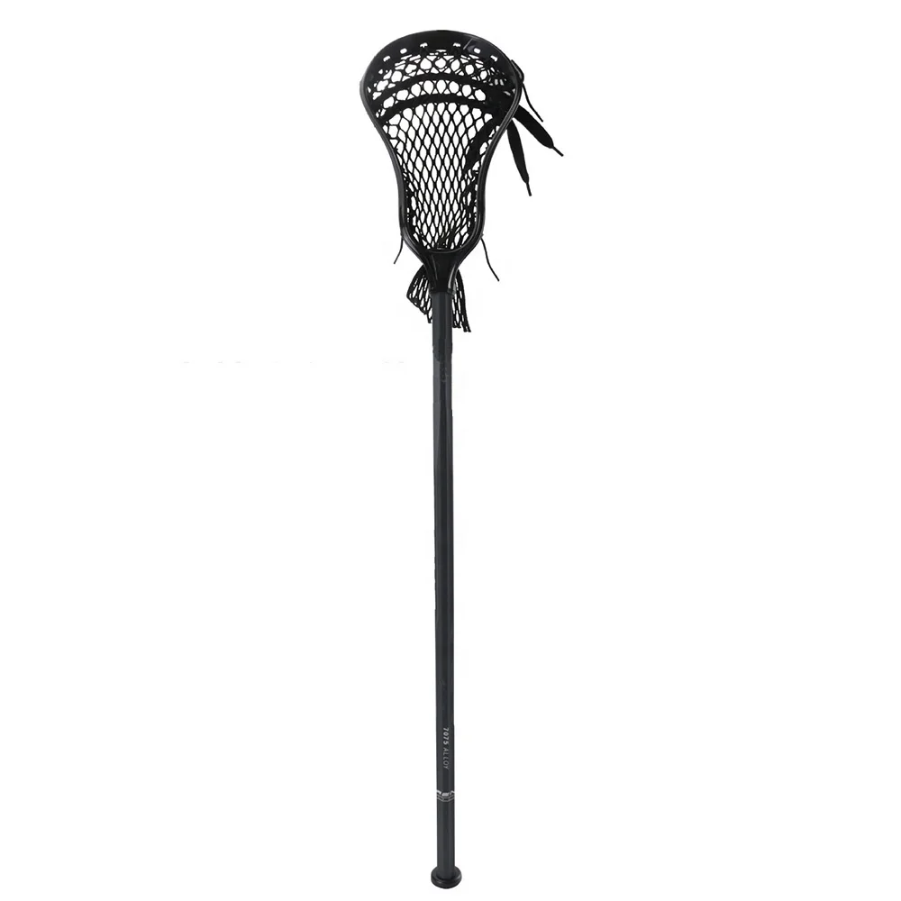 Bulk 7 Series Aircraft Aluminium Alloy 30 Inch Black Lacrosse Stick For Man
