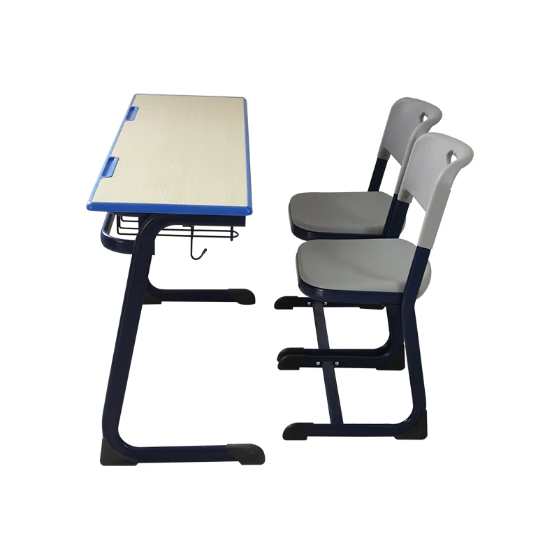 Classroom student competitive price 2 seater student desk set school table and chair