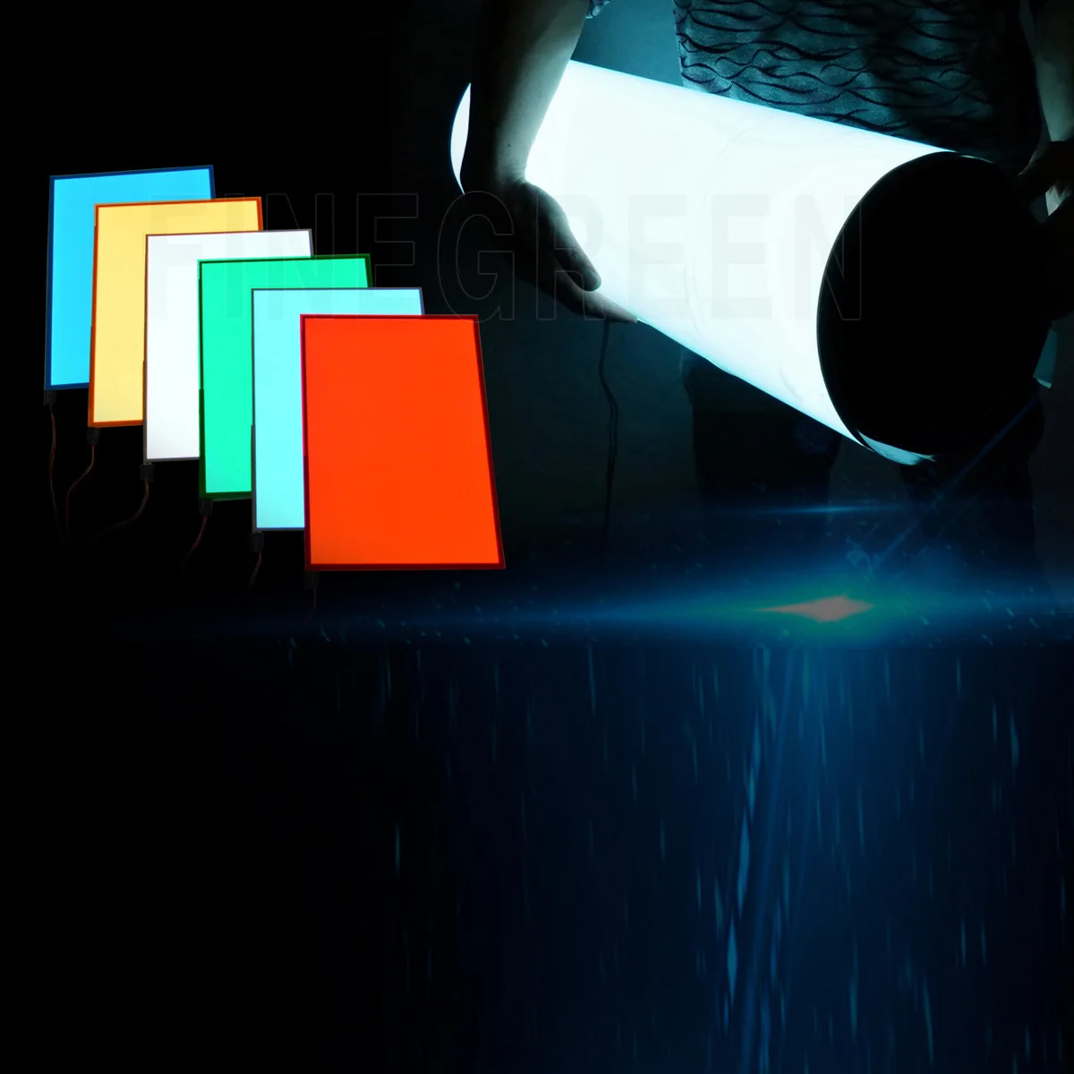 factory supply high brightness electroluminescent sheet EL panel high quality