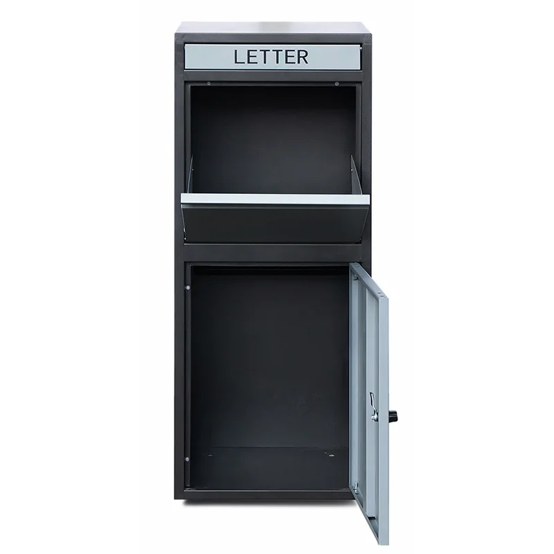 Japanese Galvanized Sheet Apartment Small Locker Mailbox Parcel Drop Box for Secure Parcel Mail Delivery Metal Drop Mailbox