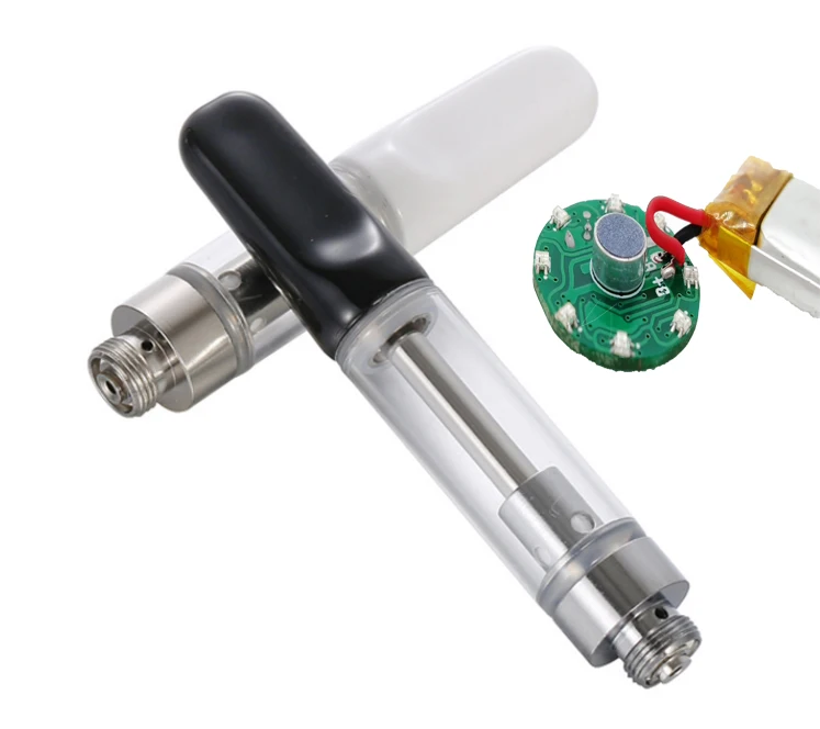 510 стеклянные тележки на заказ, емкость 0,5/1 мл, керамический картридж, PCBA, вейп, Cbd, масляная ручка, восковой картридж, модуль