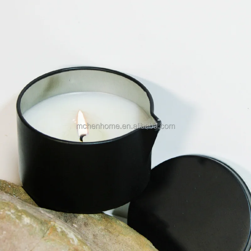 Soy Wax Warm Massage Oil Candle SPA Body Oil Scented Candle