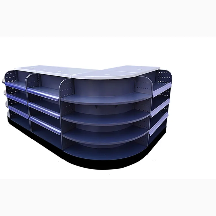 Hot sale Retail Convenience Store Popular Supermarket Grocery Checkout Counter Cashier Desk