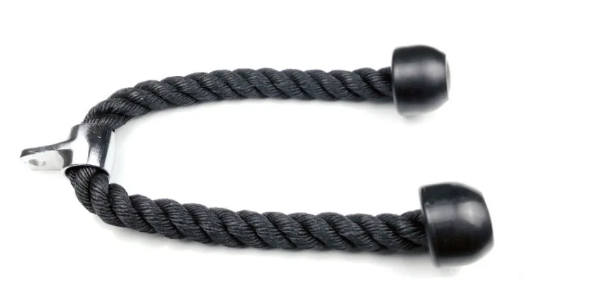 High Pull Down Sitting Rowing Pull Rod Fitness  Heavy Duty Pull Down Fitness Training Nylon Single Grip Tricep Rope