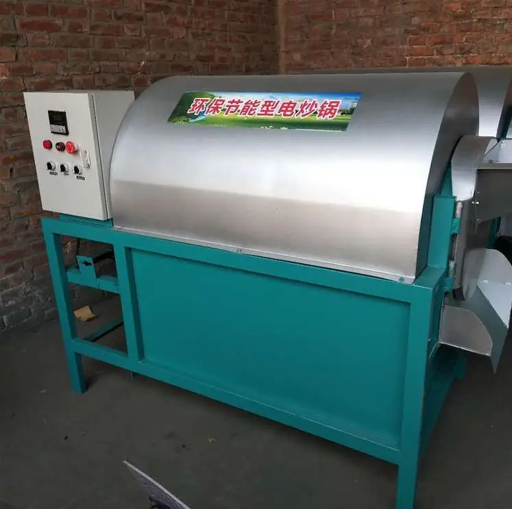 Pakistan Small Pine Nut Cashew Toaster Groundnut Sunflower Seeds Peanut Roaster Machinery Cocoa Bean Roasting Machine