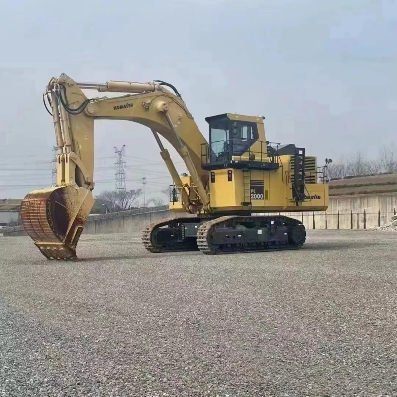 Hot selling 200 ton heavy excavator Japan Imported extra-large Chinese  used Komatsu PC2000/PC2000-8 excavator