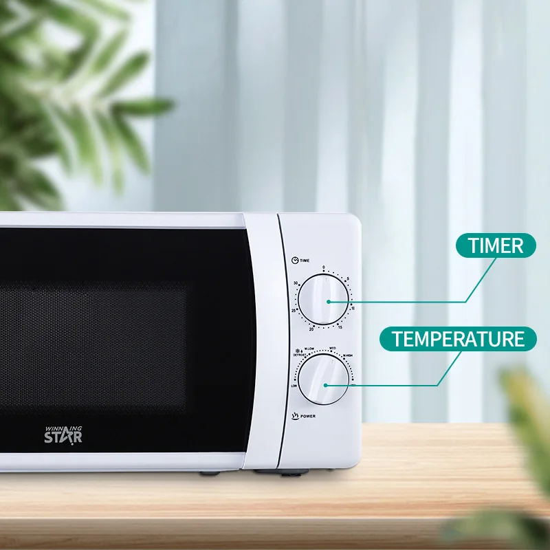 Factory direct sales 20L small household multi-function turntable mechanical microwave oven