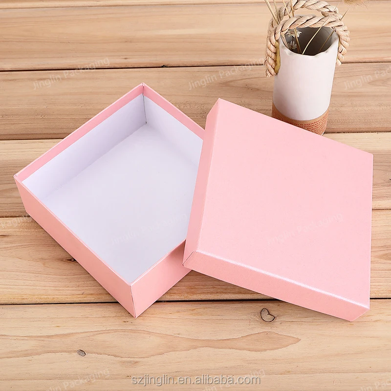 Plain lid and base box 4