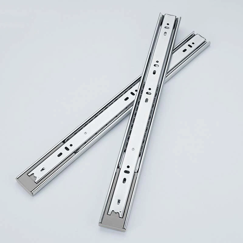 Cheap Full Extension Drawer Slide Rail Telescopic Heavy Duty Table Cold Rolled Steel Drawer Slide Rail