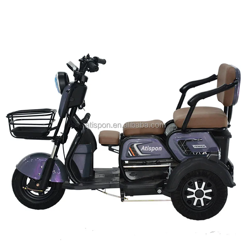 Hot Sale 3 wheel Bike  Bajaj Qute Electric Golf Scooter Electric Tricycle For Passenger