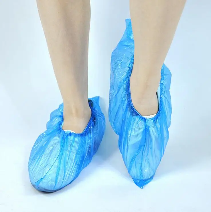 Disposable Plastic Overshoes PE or CPE Shoe cover with Premium Waterproof