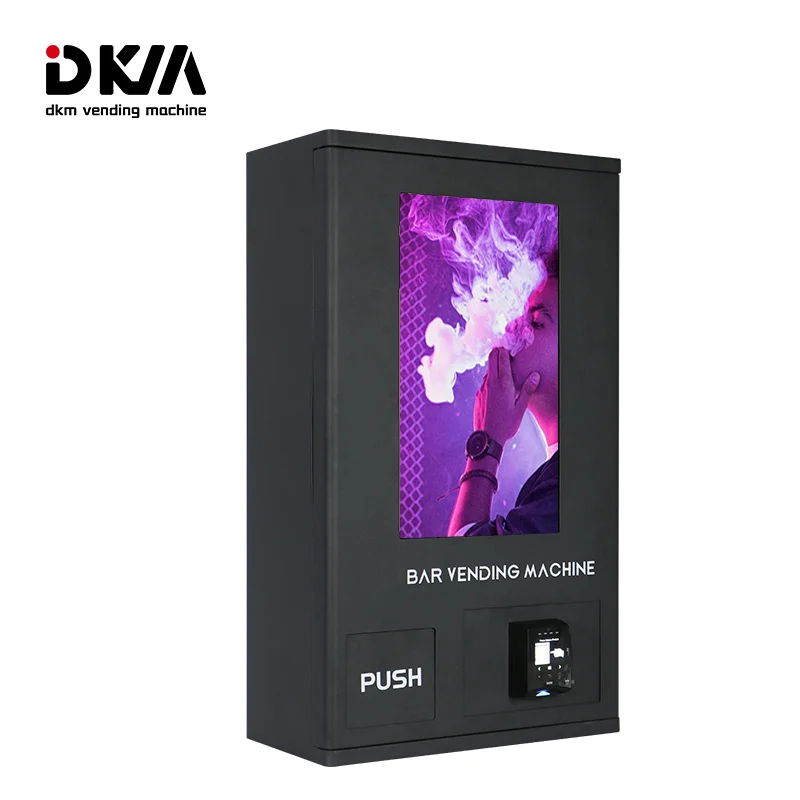 DKM Automatic Wall Mounted Smart Small Mini Self Service Credit Card Touch Screen Cigarette Vending Machine