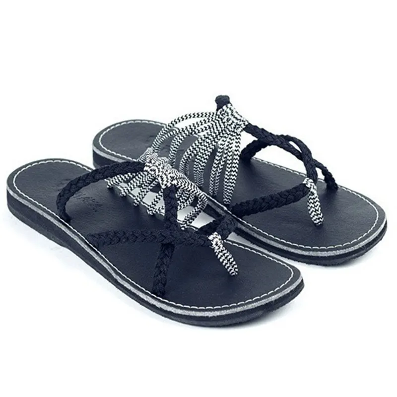 Hot Design Summer Woman Shoes Flip Flops Woman Beach Sandals Lady Low Heel Sandals Footwear