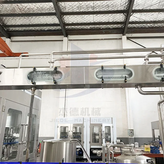 Small scale automatic drinking mineral pure water juice carbonated soft drink bottling filling machine