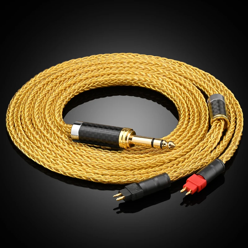 ATAUDIO HIFI  Balanced OCC Gold Plated Earphone Cable For Sennheiser HD580 HD600 HD650 HDxxx HD660S HD58x HD6xx