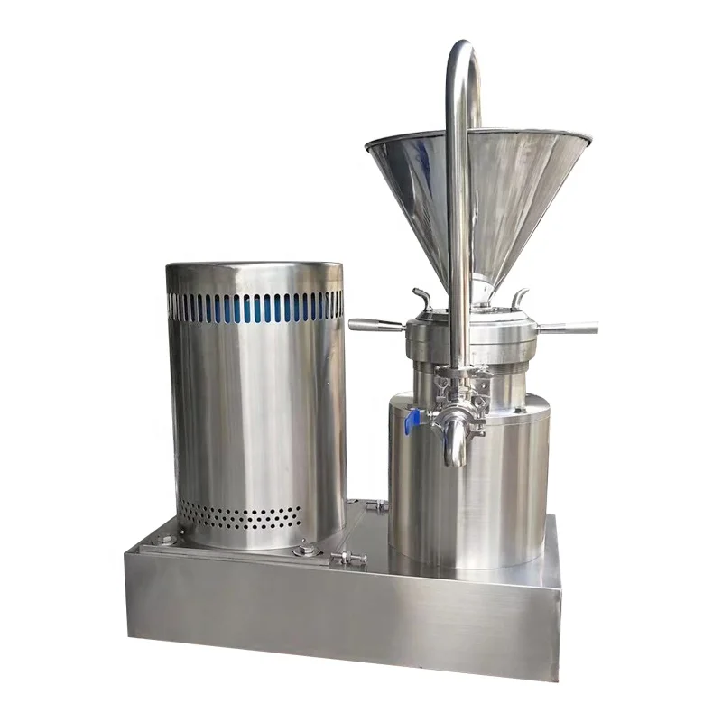 Russian food peanut sesame paste 304 food grade stainless steel square mouth JM-80 split type colloid mill