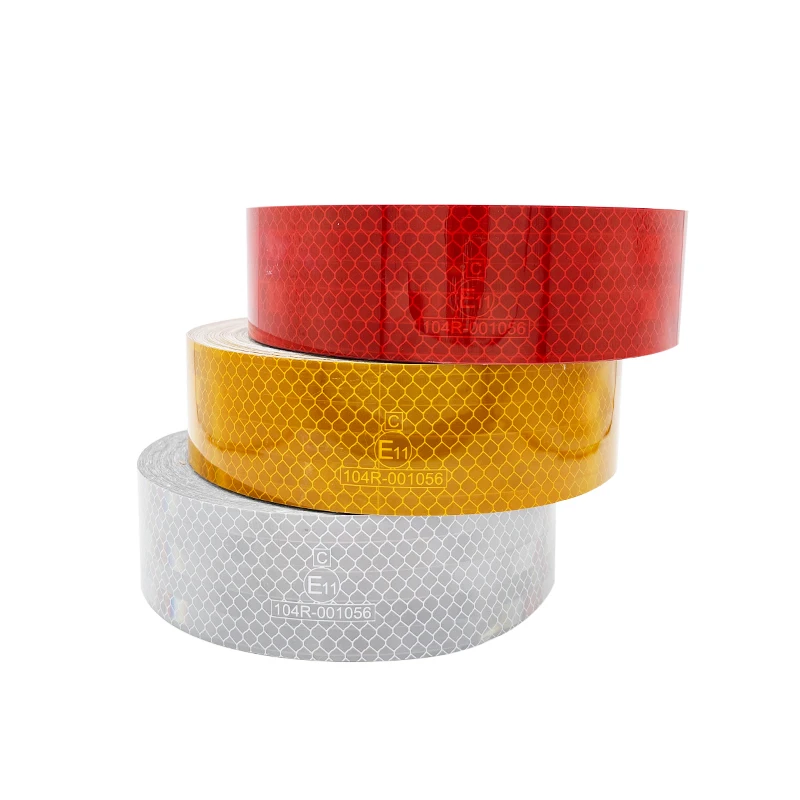 ECE R104 C Class Retro Aluminized Metalized Reflective Sticker Tape For Tail ,Truck