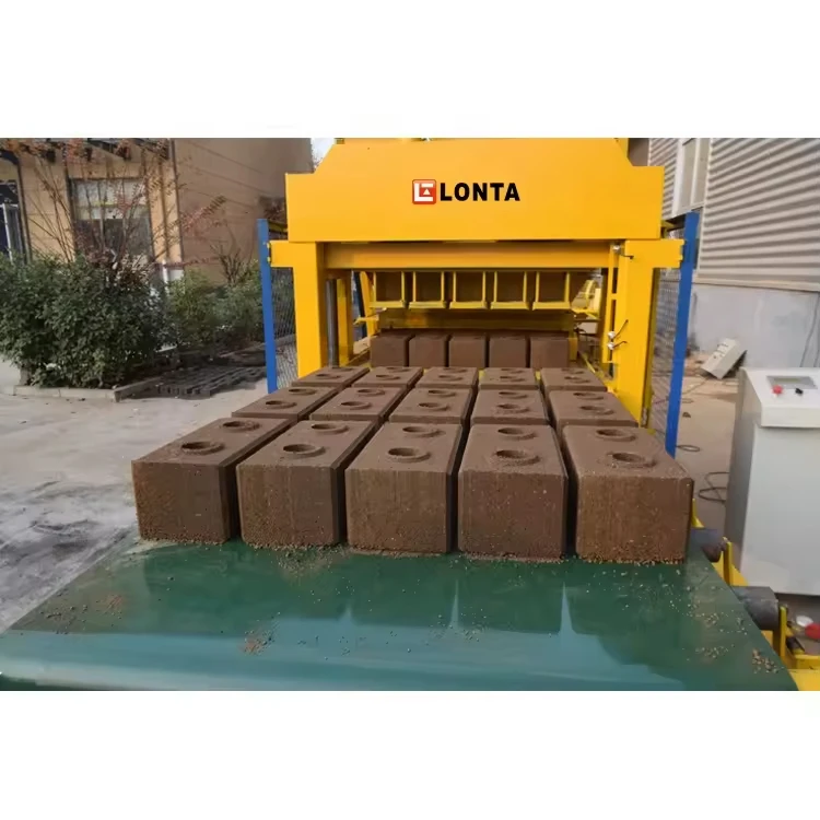 LONTA LT5-10 Full Automatic Hydraulic Interlock Hollow Paver Mud Soil Earth Clay Brick Block Making Machine bangladesh malaysia