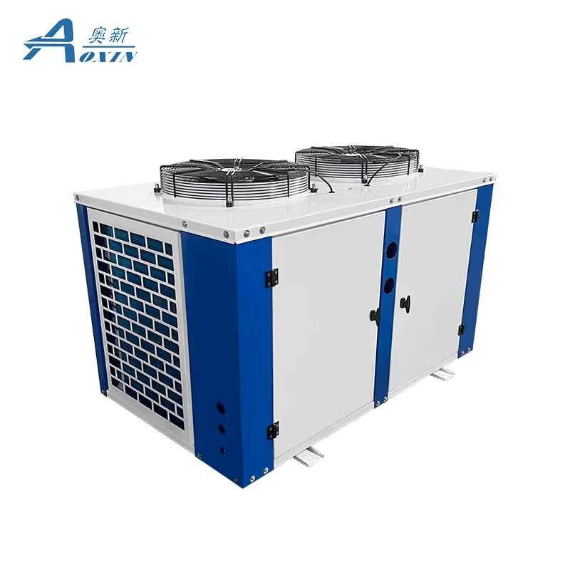 12HP U Type Air-cooled Unit With External Rotor Motor For Medium&High Temp Compressor Condensing Unit