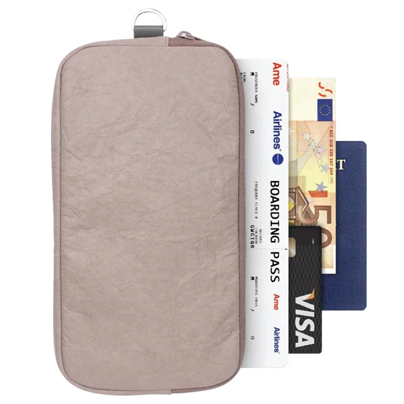 Fashion Design Travel Card Holder High Quality Tyvek Fabric Passport Holder Passport Cover