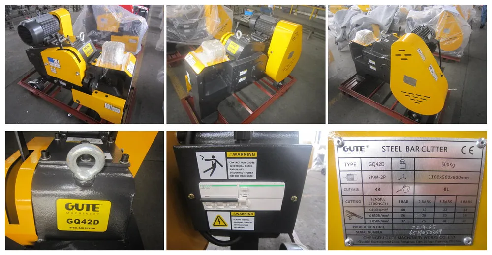 Automatic rebar cutter round 6-40mm rebar cutting machine bar cutters GQ42D