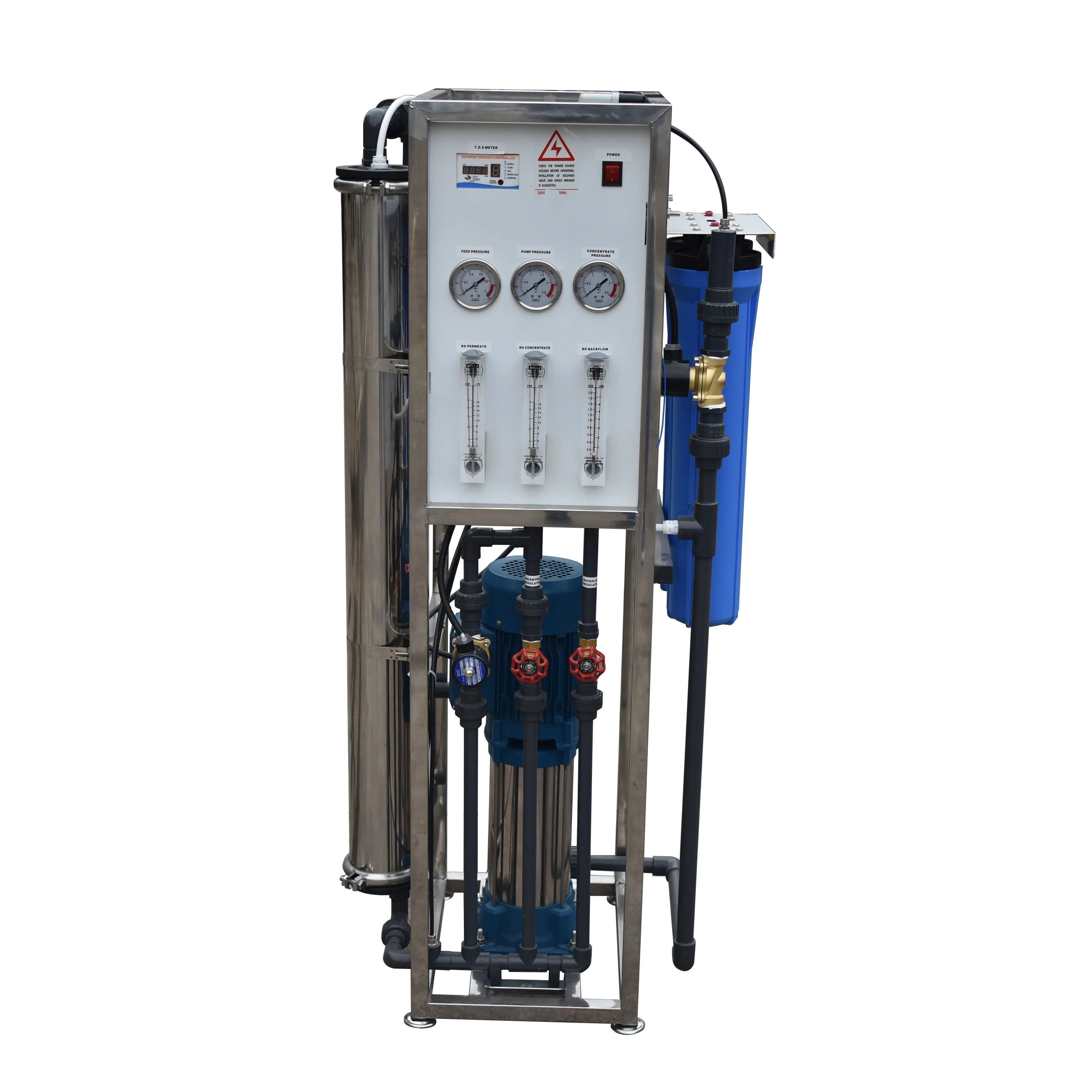 china high quality industrial 250lph ro water treatment plant reverse osmosis system water purifier